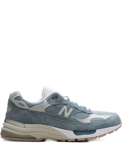 New Balance X Kith Osaka 992 Made In Usa "aegean Blue/shadow Grey" Sneakers In Multi
