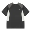 New Balance X Liangdong Color Block T-shirt 'dark Grey' In Black