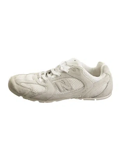 Pre-owned New Balance X Miu Miu Mesh Mesh Accents Athletic Sneakers In Neutrals