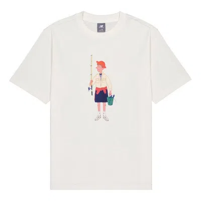 New Balance X Mr. Slowboy Graphic T-shirt 'ivory' In White