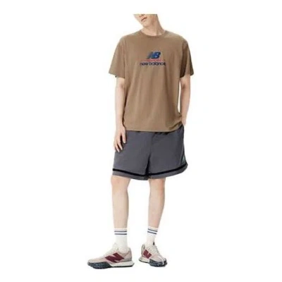 New Balance X Nice Rice Classic Sport Shorts 'dark Grey' In Brown