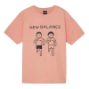 New Balance X Noritake Crossover Funny Pattern Round Neck Short Sleeve Couple Style Pink In Pink