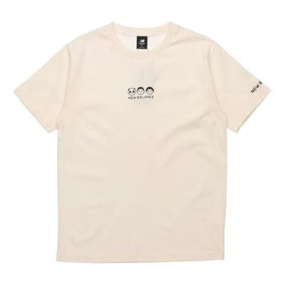 New Balance X Noritake Crossover Funny Pattern Round Neck Short Sleeve Couple Style White In Neutral