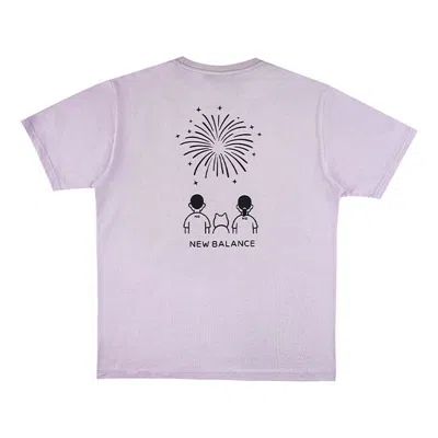 New Balance X Noritake Jointly Signed Flower Pattern Printing Causual Gs Purple In White