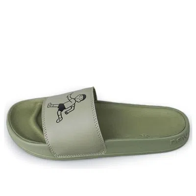 New Balance X Noritake Slippers Dark Green