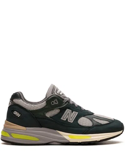 New Balance X Patta 991 Miuk "sea Moss" Sneakers In Green