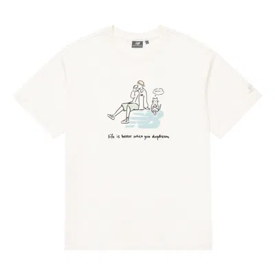New Balance X Pk Graphic Tee 'white Blue'