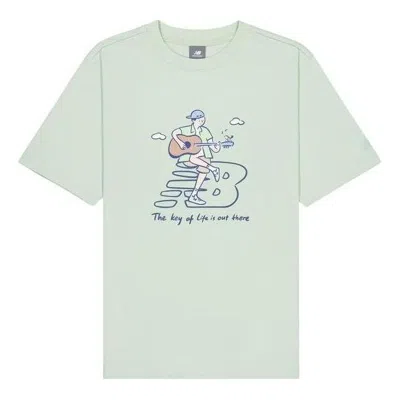 New Balance X Pk Guitar Graphic T-shirt 'light Blue'