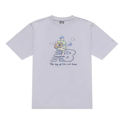 New Balance X Pk Guitar Graphic T-shirt 'light Purple' In White