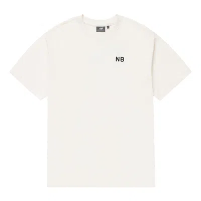 New Balance X Seiji Andy Back Graphic Tee 'white Black' In Neutral