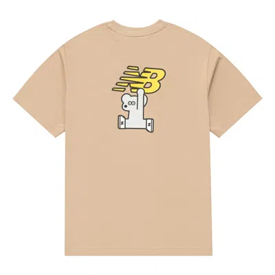 New Balance X Seiji Andy Graphic Tee 'beige Yellow' In Neutral