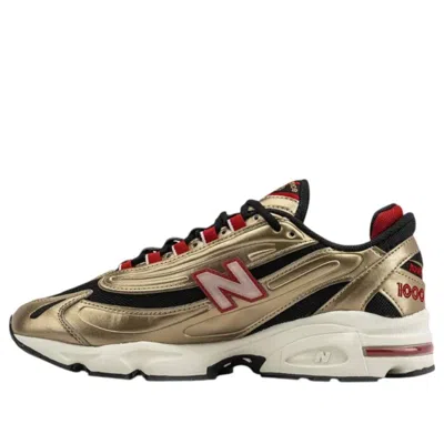 New Balance 1000 Panelled Sneakers In Gold