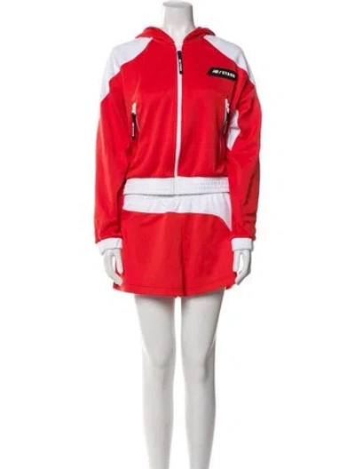 Pre-owned New Balance X Staud Colorblock Pattern Set In Red