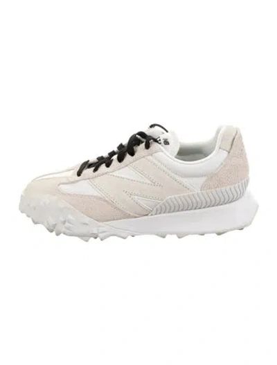 Pre-owned New Balance X Staud Leather Sneakers In White