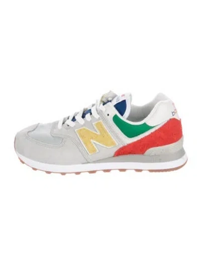 Pre-owned New Balance X Staud Suede Sneakers In Multi