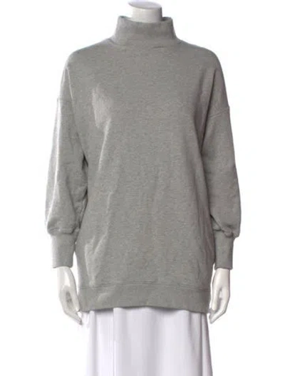 Pre-owned New Balance X Staud Turtleneck Sweater In Gray