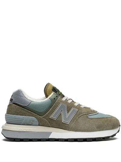 New Balance X Stone Island 574 Sneakers In Green