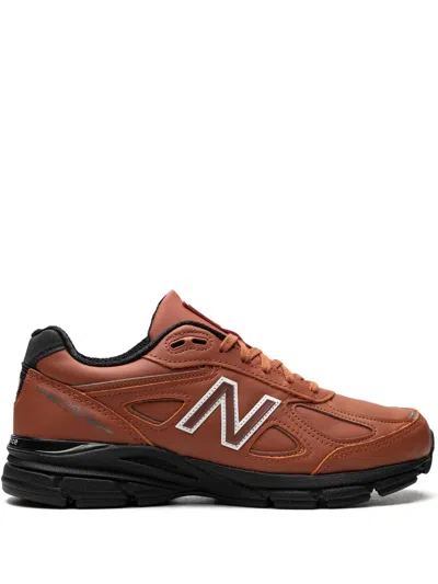 New Balance X Teddy Santis 990v4 Made In Usa "mahogany Black" Sneakers In Brown
