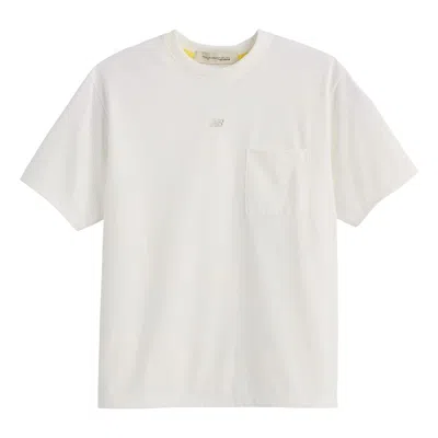 New Balance X Tokyo Design Studio  Quick Dry Short Sleeve T-shirt 'sea Salt' In White