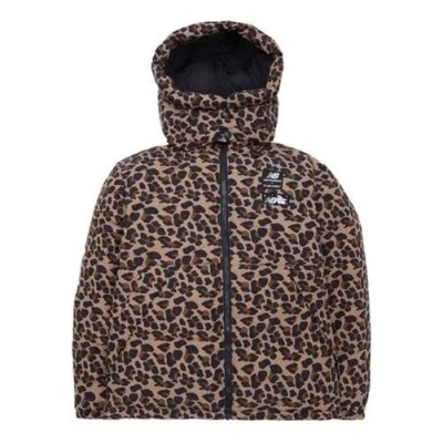 New Balance X Tyakasha Leopard Print Jacket 'brown Black' In Multi