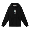 New Balance X Zero Per Zero Printing Casual Sports Round Neck Hoodie 'black' In Black