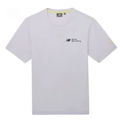 New Balance X Zero Per Zero Unisex Round-neck Tee Purple In White