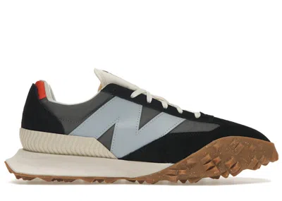 Pre-owned New Balance Xc72 Sneakers In Black/light Arctic Grey/poppy