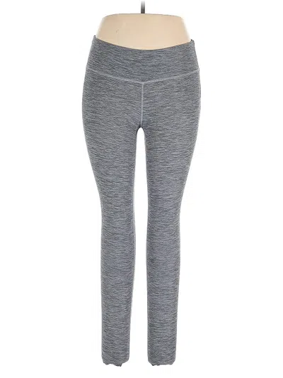 Pre-owned New Balance Yoga Pants In Gray