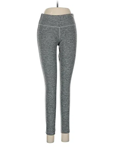 Pre-owned New Balance Yoga Pants In Gray