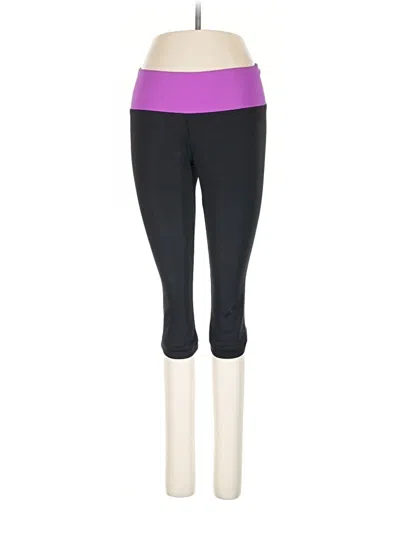 Pre-owned New Balance Yoga Pants In Purple