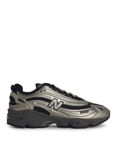 New Balance 1000 Silver Leather Blend Sneakers