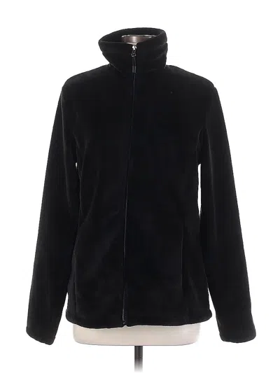 Pre-owned New Balance Zip Up Hoodie In Black
