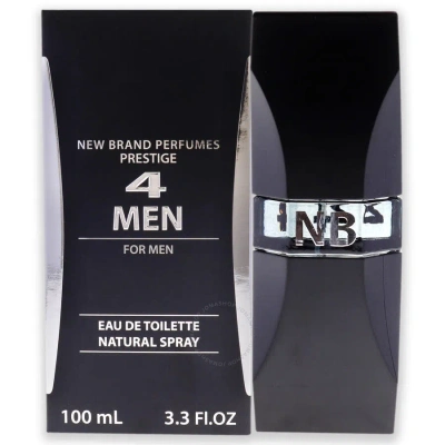 New Brand 4 Men By  For Men - 3.3 oz Edt Spray In White