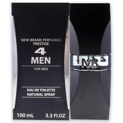 New Brand 4 Men By  For Men - 3.3 oz Edt Spray In Amber