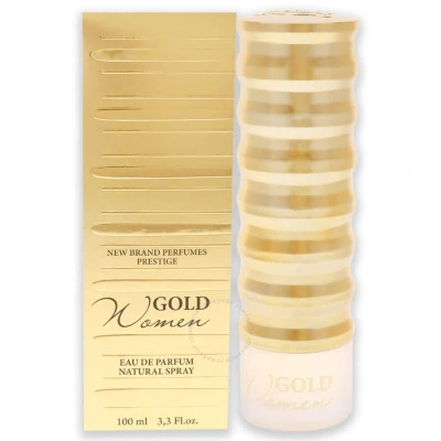 New Brand Gold By  For Women - 3.3 oz Edp Spray In Gold / Orange / White