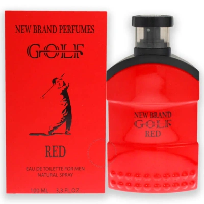 New Brand Golf Red By  For Men - 3.3 oz Edt Spray In White