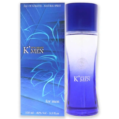 New Brand K Men By  For Men - 3.3 oz Edt Spray In N/a