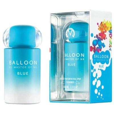 New Brand Ladies Master Baloon Blue Edp Spray 3.4 oz Fragrances 5425039220369 In Blue / Orange / White