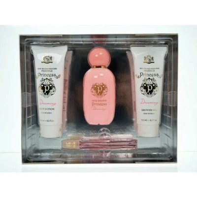 New Brand Ladies Prestige Princess Dreaming Gift Set Fragrances 5425039220765 In White