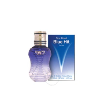 New Brand Men's Blue Hit Edt Spray 3.4 oz Fragrances 5425017730958