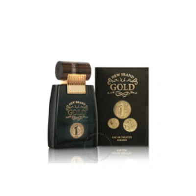 New Brand Men's Gold Edt Spray 3.3 oz Fragrances 5425017734277 In Gold / Rose Gold