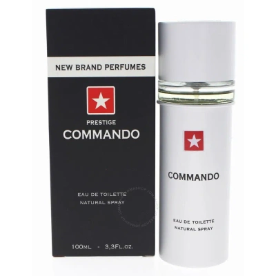New Brand Men's Prestige Commando Edt Spray 3.33 oz Fragrances 5425017733560 In Mint / Orange