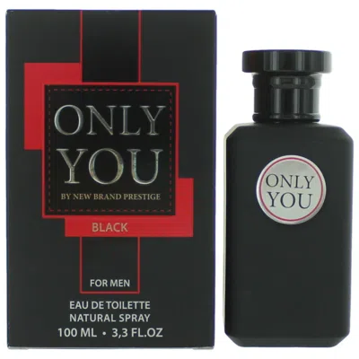 New Brand Only You Black By , 3.3 oz Eau De Toilette Spray For Men In White