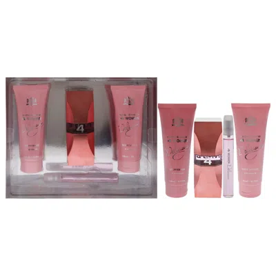 New Brand Prestige 4 Woman Delicious By  For Women - 4 Pc Gift Set 3.3oz Edp Spray, 0.5oz Edp Spray, In Multi