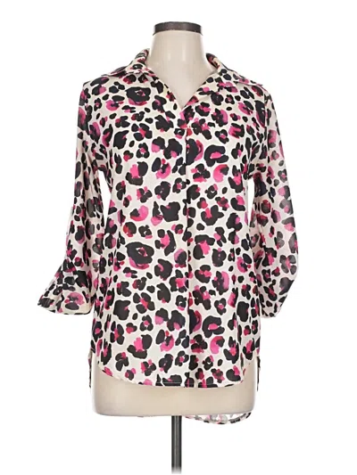 Pre-owned New Collection 3/4 Sleeve Blouse In Pink
