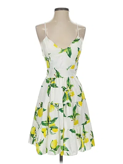 Pre-owned New Collection Cocktail Dress In White