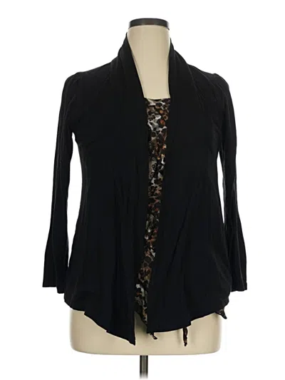 Pre-owned New Directions 3/4 Sleeve Blouse In Black