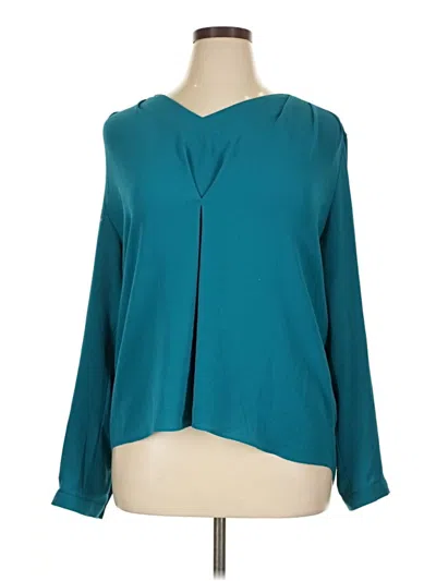 Pre-owned New Directions 3/4 Sleeve Blouse In Blue