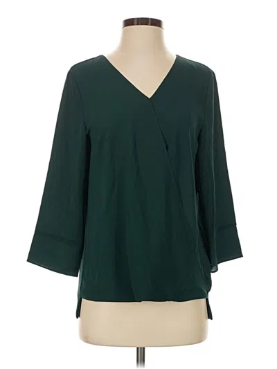 Pre-owned New Directions 3/4 Sleeve Blouse In Green