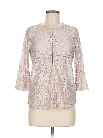 Pre-owned New Directions 3/4 Sleeve Blouse In Pink